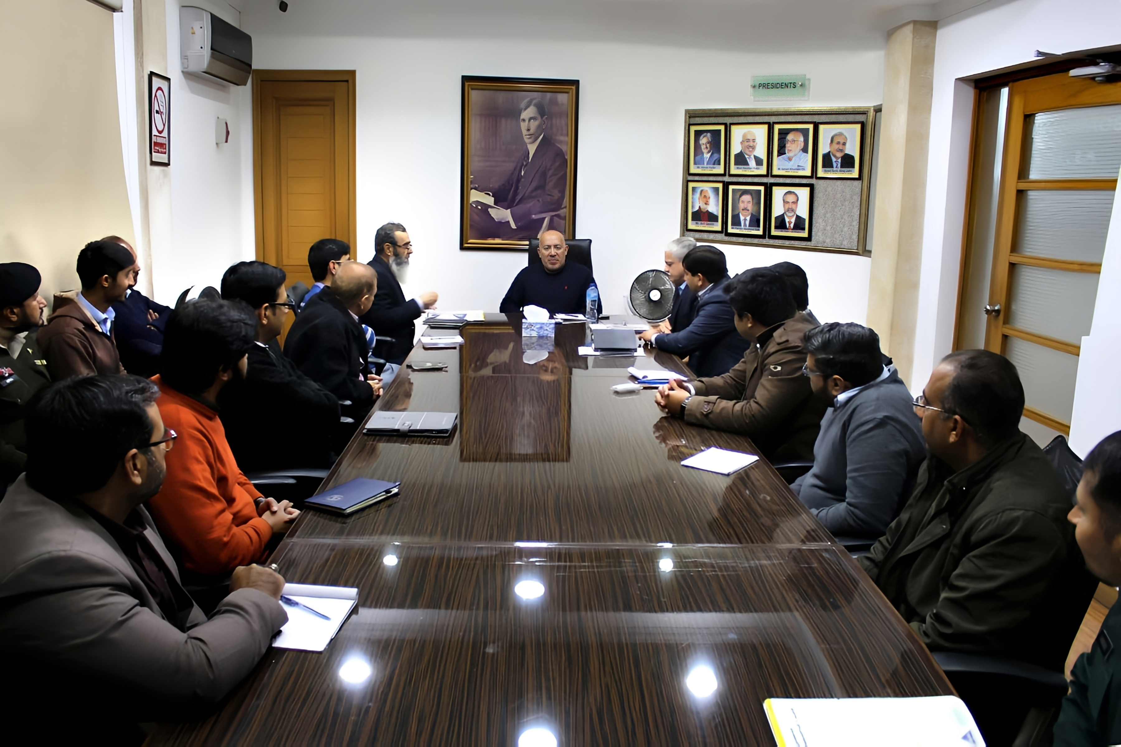 1st Staff Meeting with President QIE On 17-12-2023